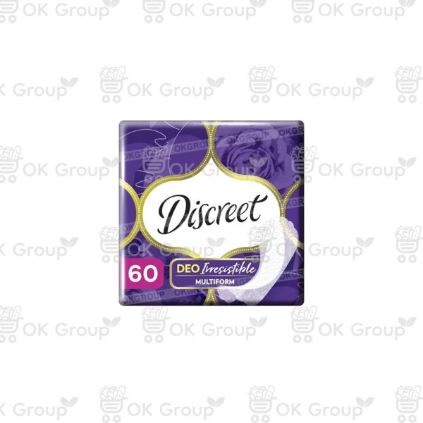 Прокладки DISCREET гигиенические на каждый день Deo Irresistible Multiform Trio 60 шт.