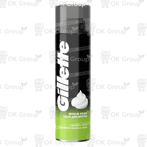 Пена для бритья GILLETTE Lemon Lime 200 мл.