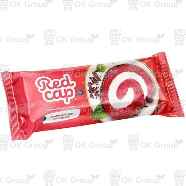 Рулет бисквитный Redcap со вкусом сыра Маскарпоне 200 гр.