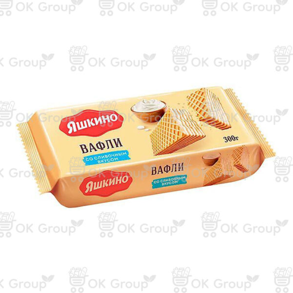 Вафли Яшкино сливочные 300 гр.
