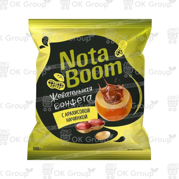 Жевательные конфеты NotaBoom с арахисовой начинкой 1 кг.