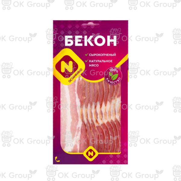 Деликатес Папа может бекон 180 гр.
