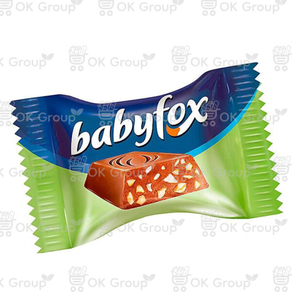 Конфеты BabyFox шоколадные mini с фундуком 1 кг.