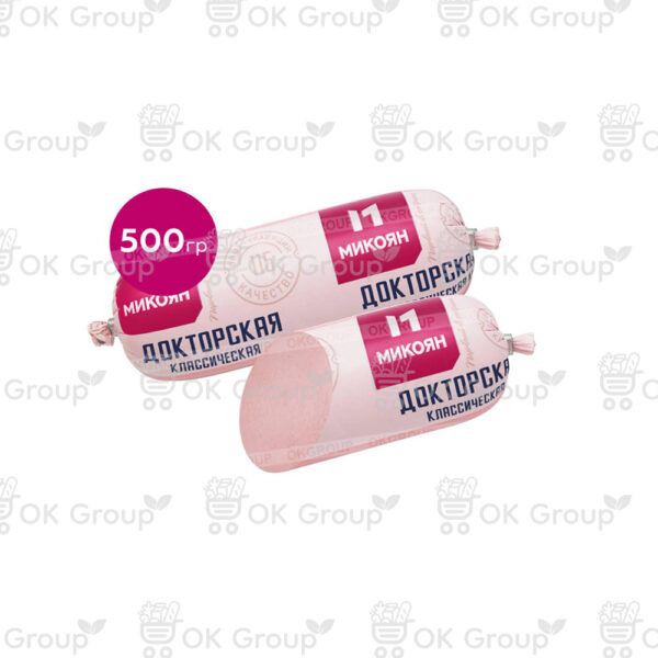 Колбаса Микоян Докторская классическая 500 гр.