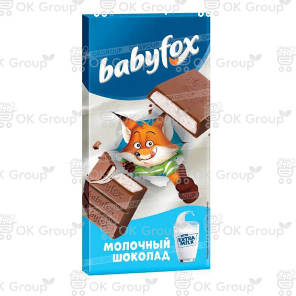 Молочный шоколад BabyFox 90 гр.