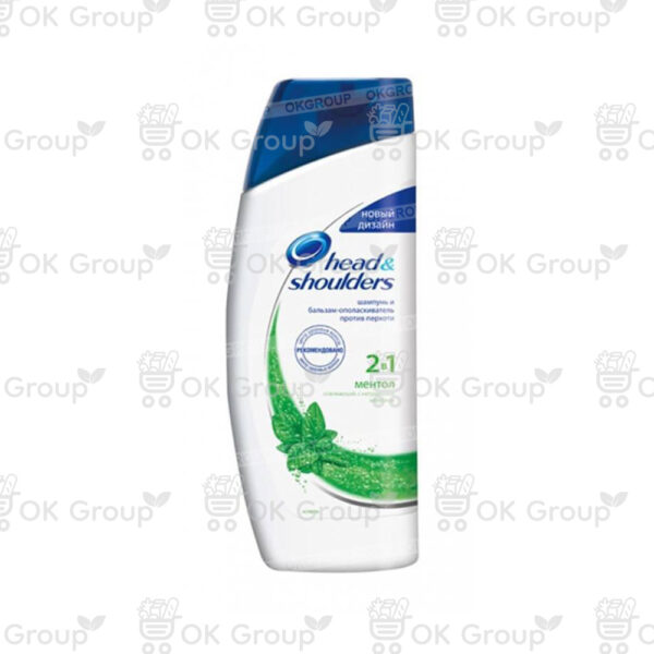 Шампунь HEAD & SHOULDERS 2в1 против перхоти Ментол освежающий 400 мл.