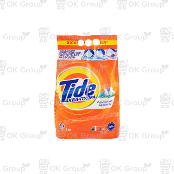 Порошок TIDE Автомат Альпийская свежесть 6 кг.