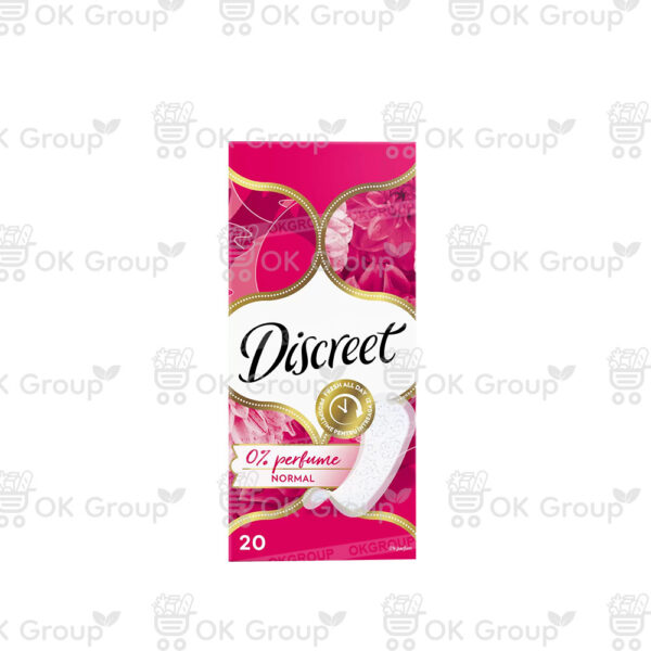 Прокладки DISCREET Женские гигиенические на каждый день Normal Single 20 шт.