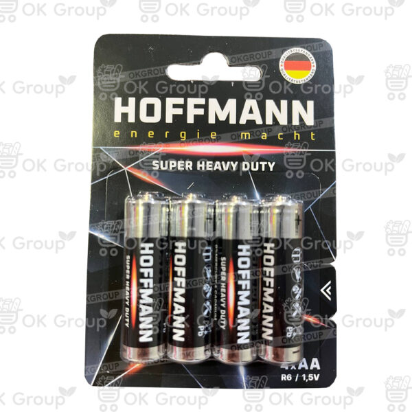 Батарейки HOFFMANN SUPER HEAVY DUTY (АА) 4 шт.в блистере