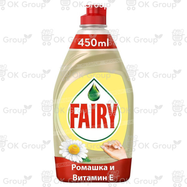 Средство FAIRY для мытья посуды Нежные руки Ромашка и витамин Е 450 мл.