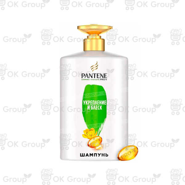 Шампунь PANTENE Слияние с природой Укрепление и блеск 900 мл.