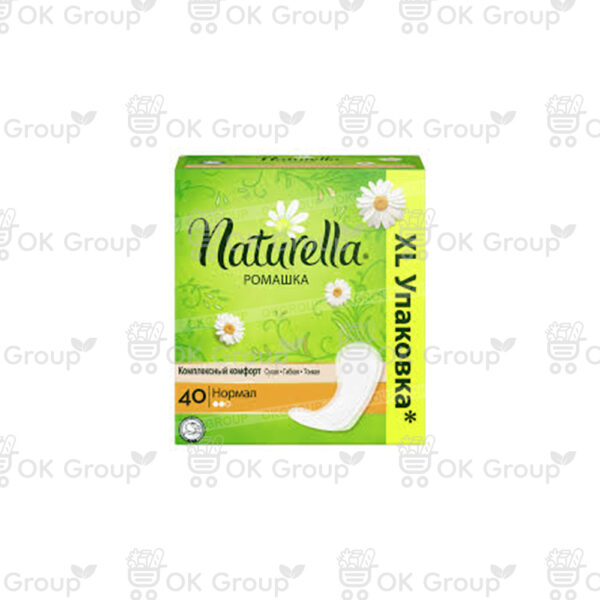 Прокладки NATURELLA ароматизованные женские гигиенические на каждый день Ромашка Нормал 40 шт.