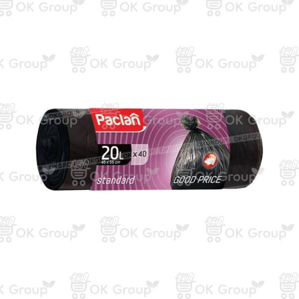 Мешки для мусора Paclan Standart 20 л, 45х55 см, 40 шт.