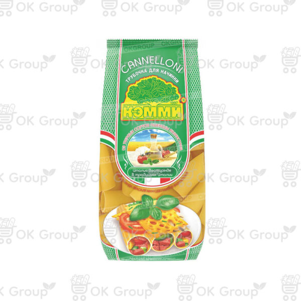 Макаронные изделия КЭММИ "Каннеллони" (трубочка для начинки) 250 гр.
