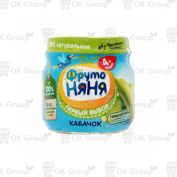 Пюре ФрутоНяня из кабачков 80 гр.