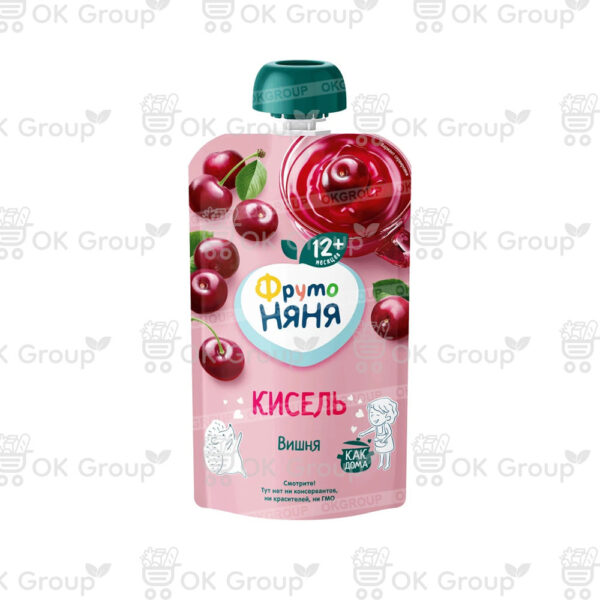 Кисель ФрутоНяня из вишни и черешни 130 гр.