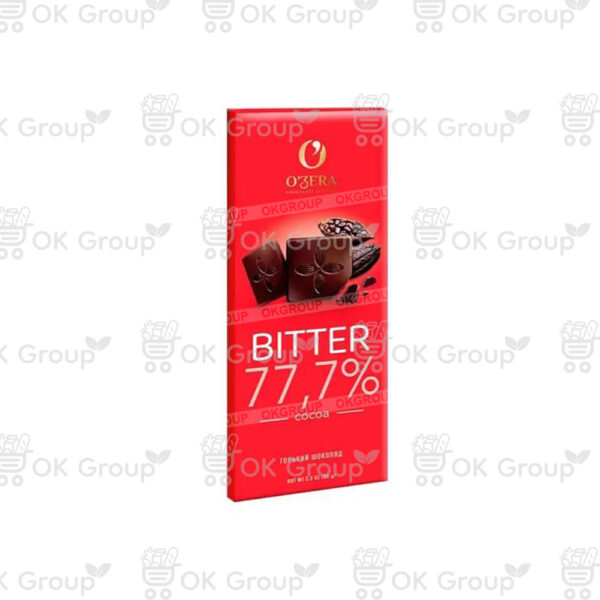 Горький шоколад OZera Bitter 77.7% 90 гр.