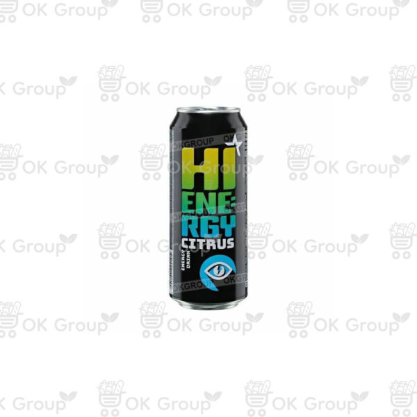Напиток энергетический HI ENERGY Blackout Citrus 0,5 л. жесть