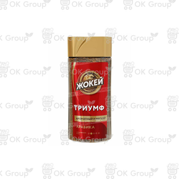 Кофе Жокей Триумф сублимированный, растворимый стекло 95 гр.