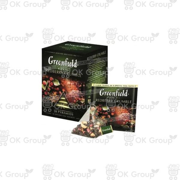 Чай Greenfield Redberry Crumble black tea пирамидки 20шт.