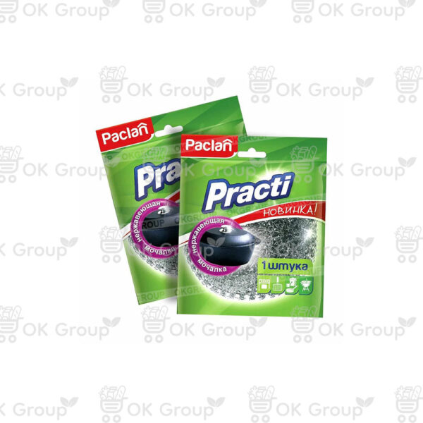 Мочалка Paclan Practi металлическая большая 1 шт.