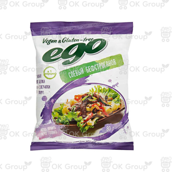 Соевое мясо "Ego" Бефстроганов 80 гр.