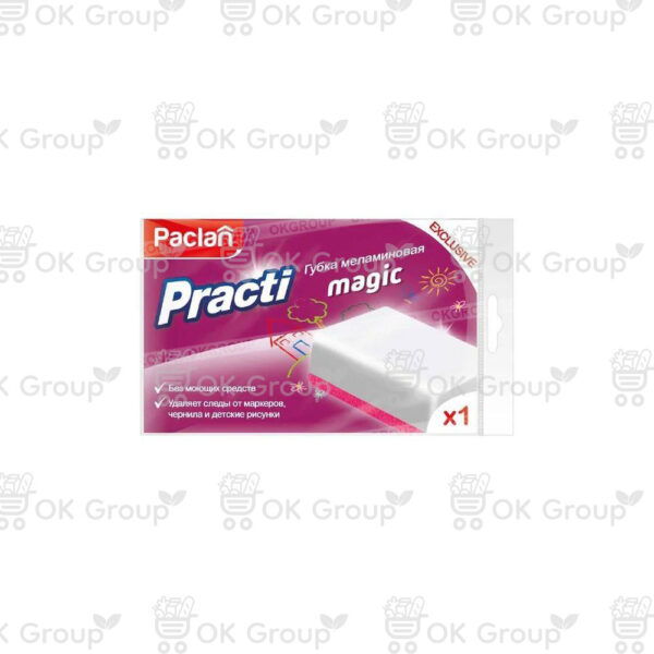 Губка Paclan Practi меламиновая Magic 1 шт.