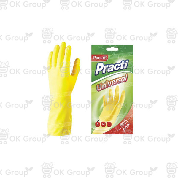 Перчатки Paclan Practi Universal желтые S