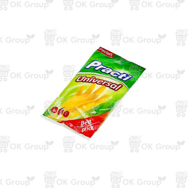 Перчатки Paclan Practi Universal желтые M