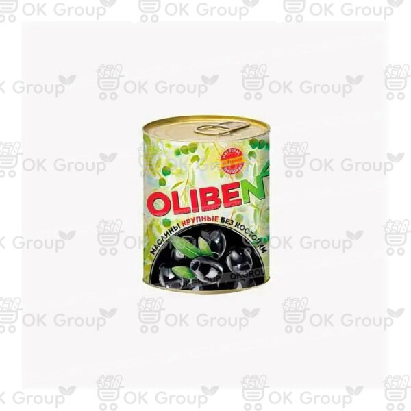 Маслины OLIBEN без кости крупные ж/б 290 мл.