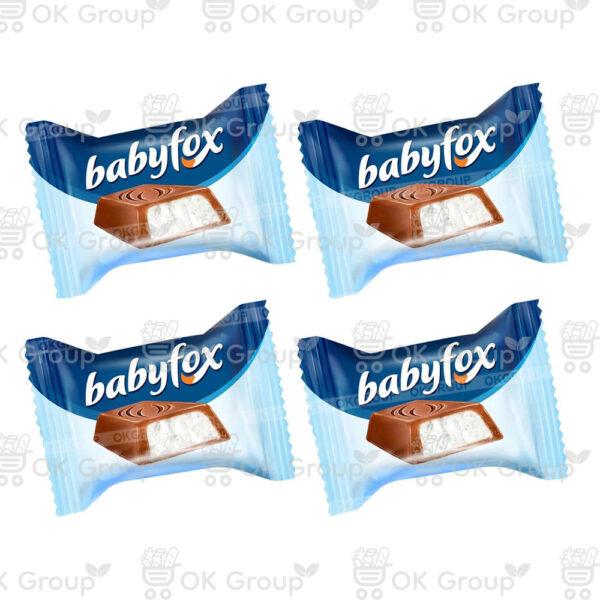 Конфеты Babyfox шоколадные с молочной начинкой 130 гр.