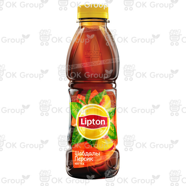 Напиток чайный Lipton черный со вкусом персика 0,5л.