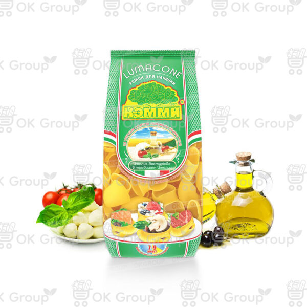 Макаронные изделия КЭММИ Лумаконе (рожок для начинки) 250 гр.