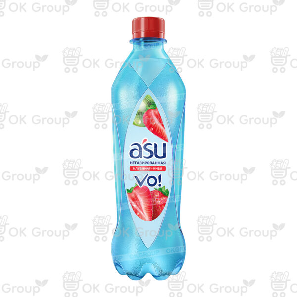 Вода A'SU VO! не газированная со вкусом клубники-киви 1л.