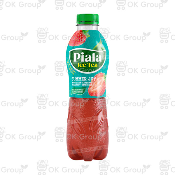 Напиток чайный Piala Ice Tea черный со вкусом клубники 0,5л.