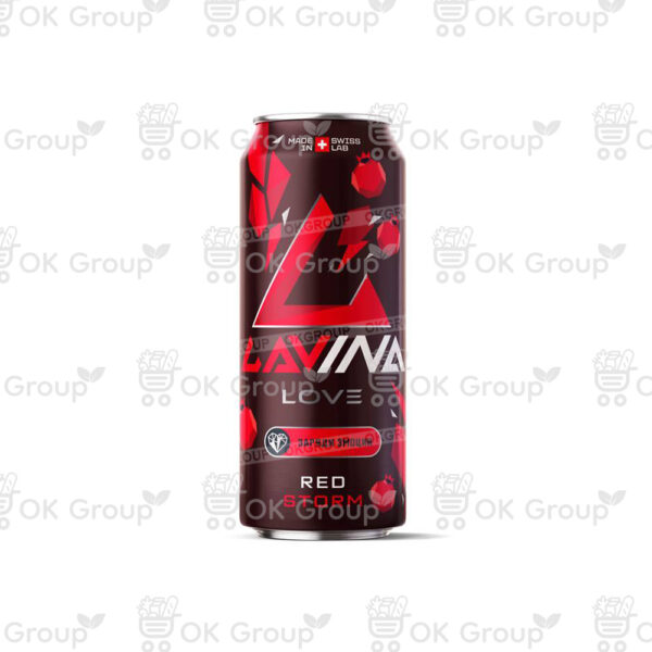 Напиток энергетический Lavina Red storm 0,45л.