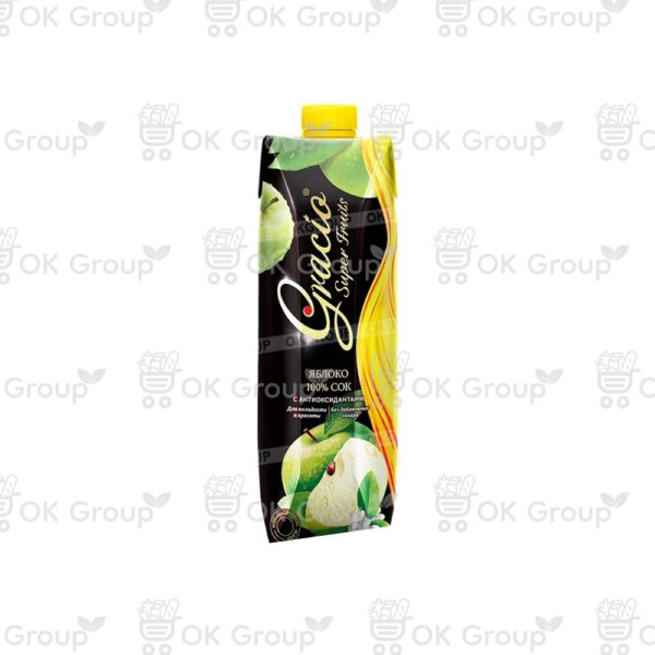 Сок Gracio Glass зеленое яблоко 0,95л.