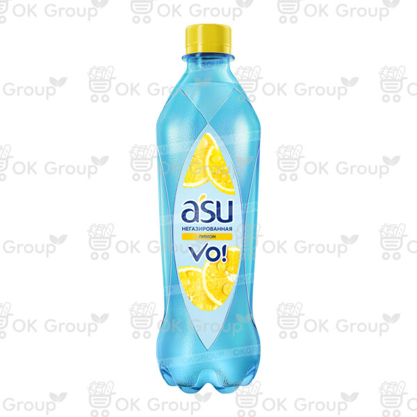 Вода A'SU VO! не газированная со вкусом лимона 1л.