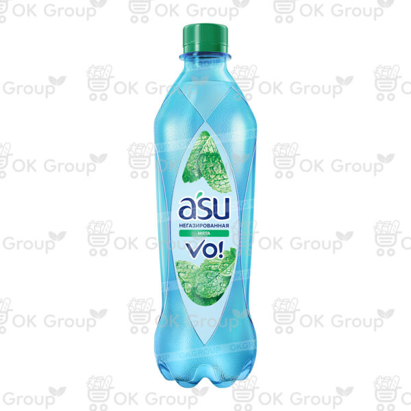 Вода A'SU VO! не газированная со вкусом мяты 1л.