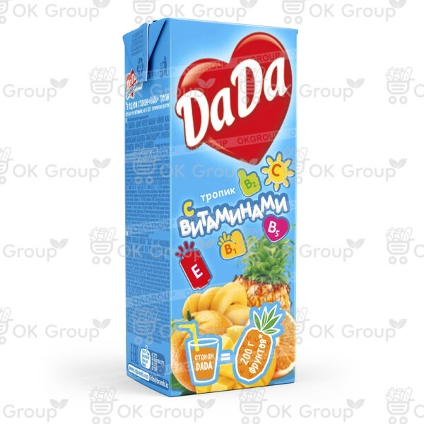 Сок DaDa тропик 0,2л.