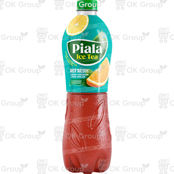 Напиток чайный Piala Ice Tea черный-зеленый со вкусом лимона-апельсина 1л.