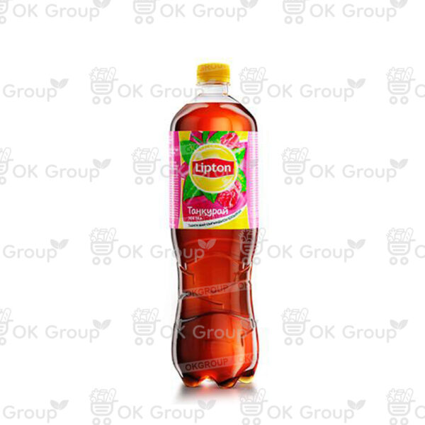 Напиток чайный Lipton черный со вкусом малины 1л.