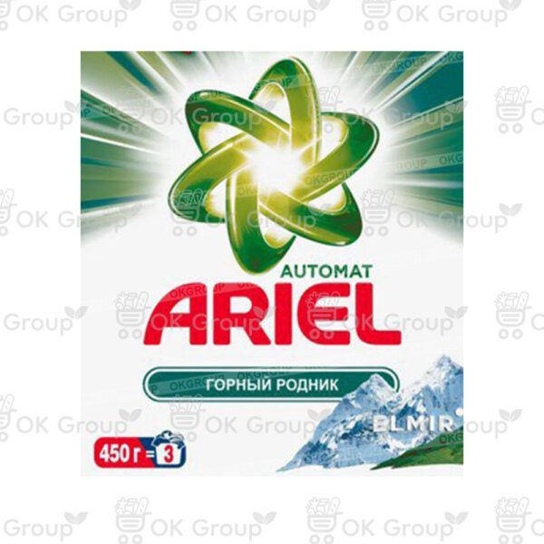 Порошок ARIEL Ручная стирка Горный родник 450 гр.