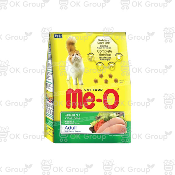 Корм ME-O Корм для кошек, со вкусом курицы и овощей 450 гр.