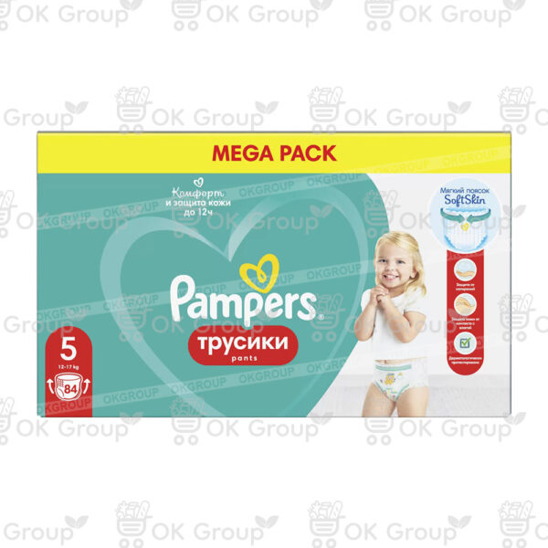 Подгузники-трусики PAMPERS Pants Junior Мега 84 шт.