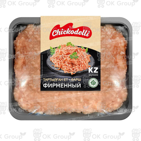 Фарш "Chickodelli" фирменый лоток 0,9 кг.