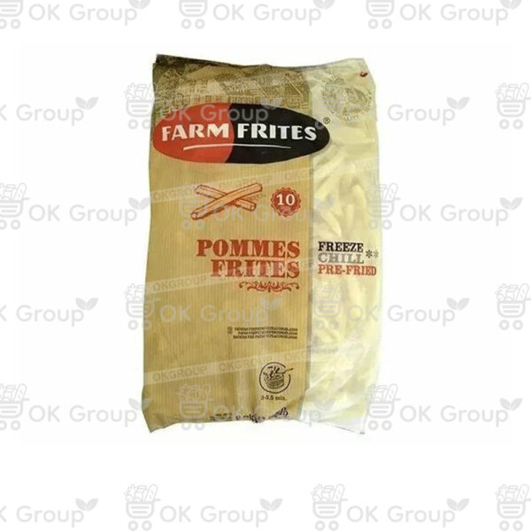 Картофель ФРИ "Farm Frities" 10*10 мм. ( 2,5 кг*5) 12.5 кг.