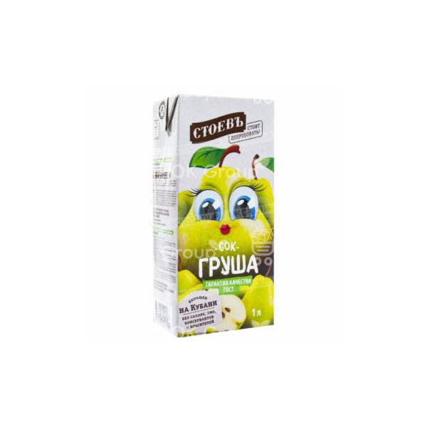 Нектар "Стоевъ" грушевый Tetra Pak 1 л.