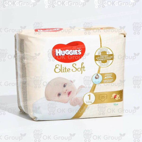 Подгузники Huggies Elite Soft 1 (3-5 кг.) 20 шт.