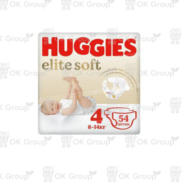 Подгузники Huggies Elite Soft 4 Mega 54 шт